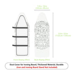 1-Piece Christmas Festive Season Santa  Ironing Board Cover, Universal Size, Without Board