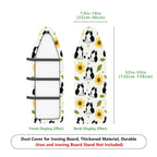 1-Piece Cat Sunflower Leaf  Ironing Board Cover, Universal Size, Without Board