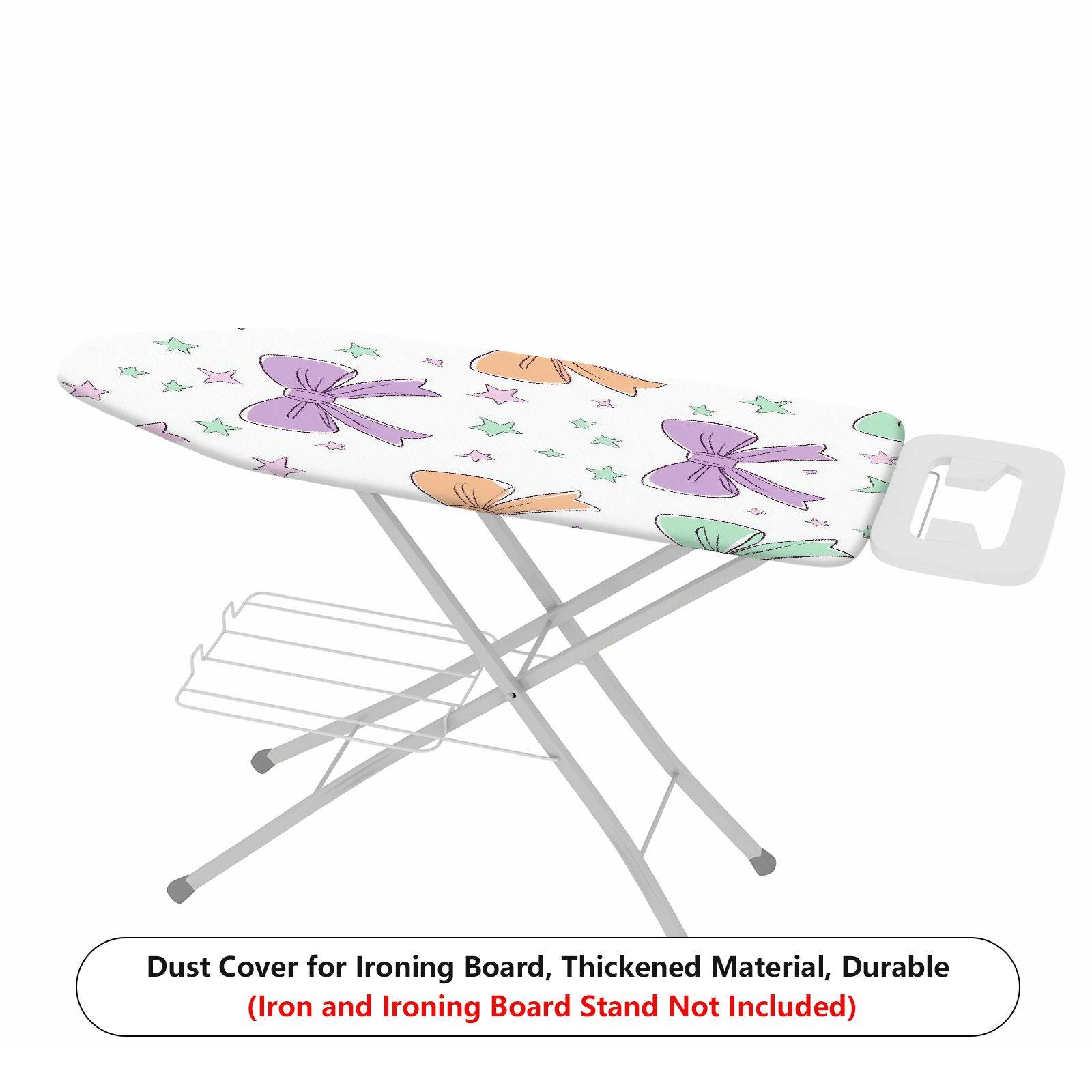 1-Piece Bow Star Pastel  Ironing Board Cover, Universal Size, Without Board
