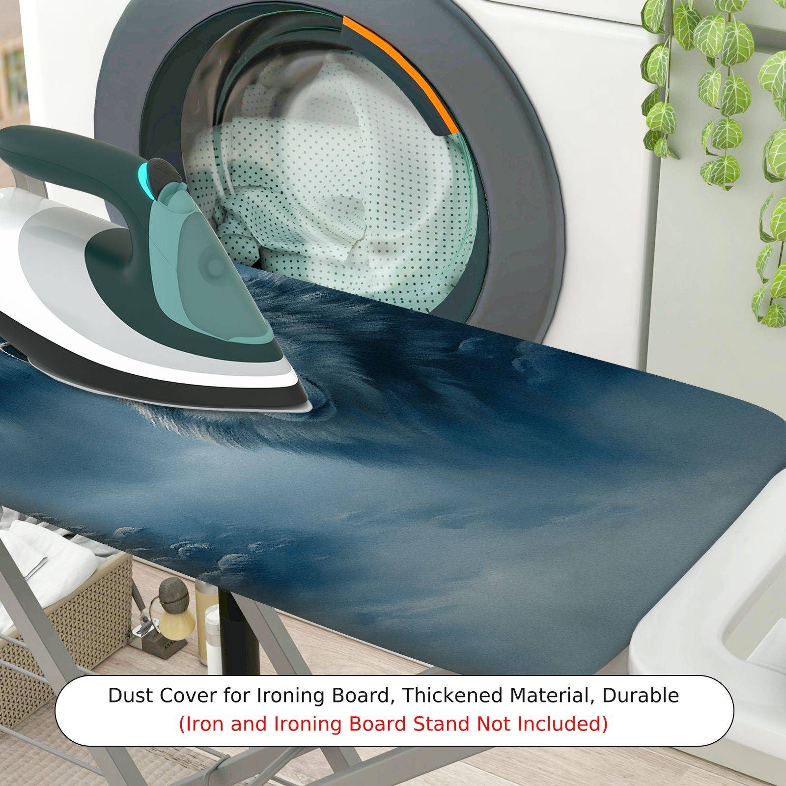 1-Piece Wolf Nature Animal  Ironing Board Cover, Universal Size, Without Board