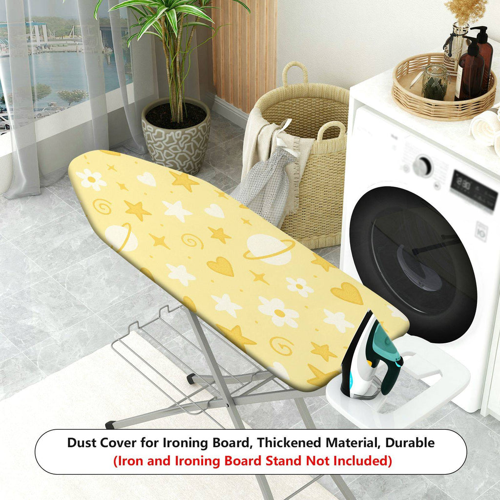 1-Piece Star Heart Planet  Ironing Board Cover, Universal Size, Without Board