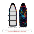 1-Piece Colorful Cat Galaxy  Ironing Board Cover, Universal Size, Without Board