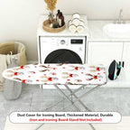 1-Piece Santa Reindeer Christmas  Ironing Board Cover, Universal Size, Without Board