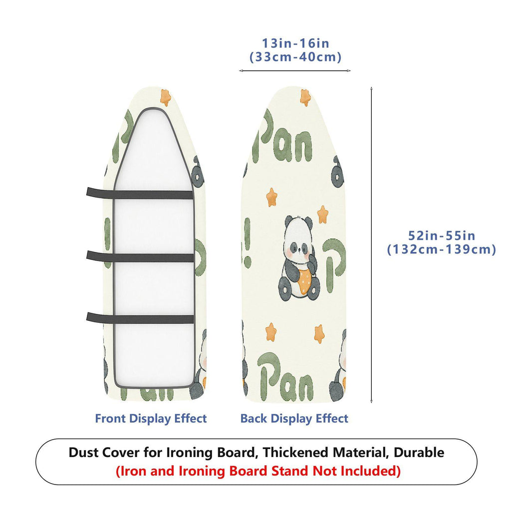 1-Piece Panda Star  Ironing Board Cover, Universal Size, Without Board