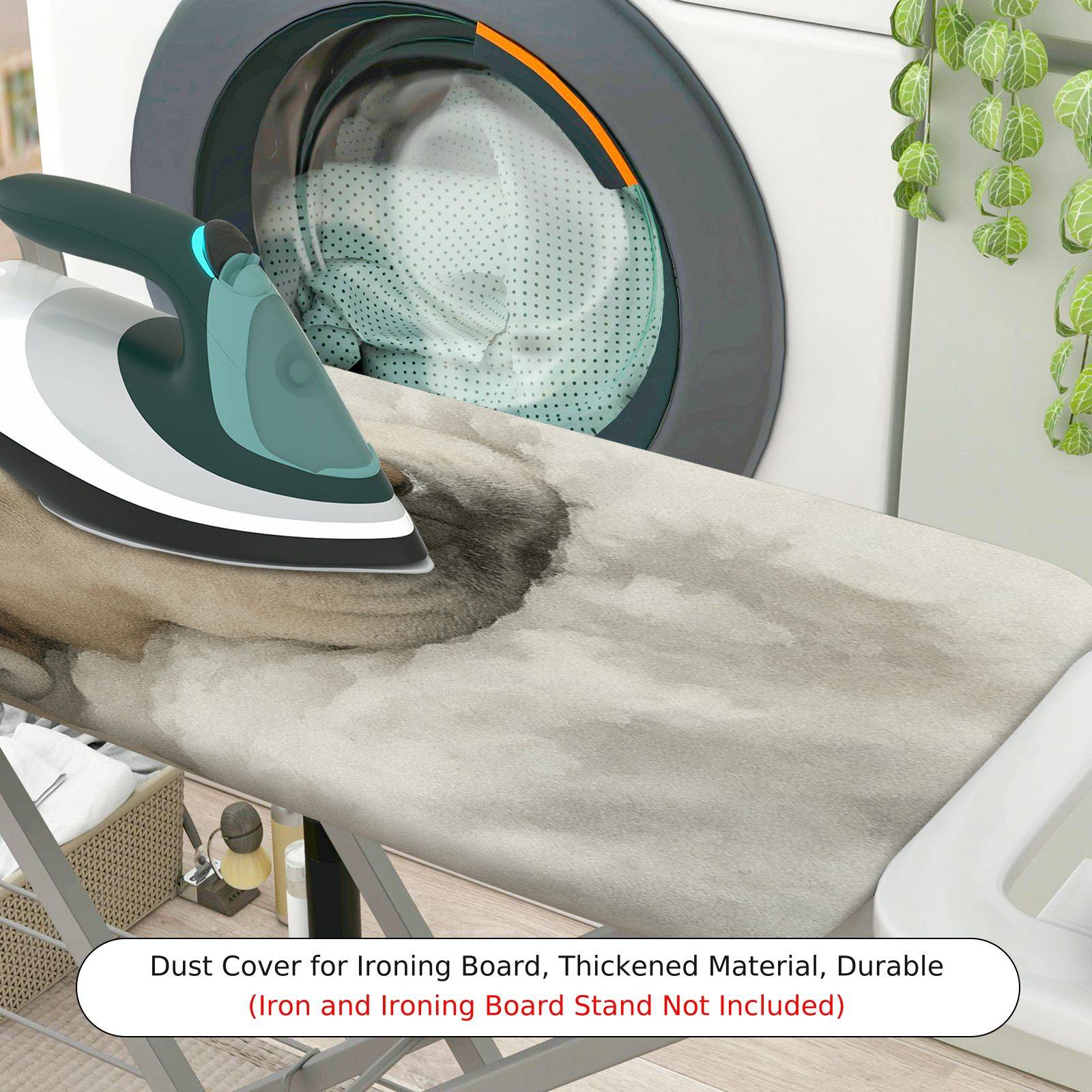 1-Piece Dog Animal Art  Ironing Board Cover, Universal Size, Without Board