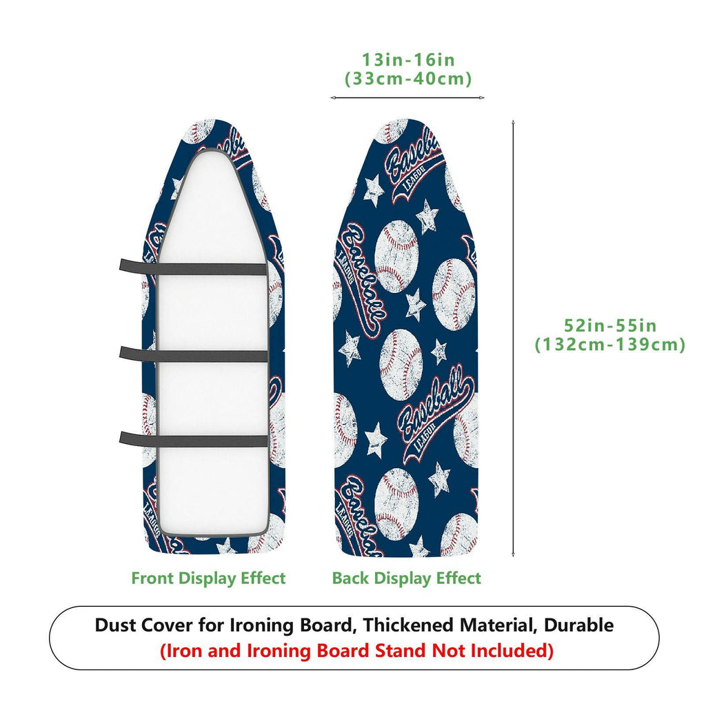 1-Piece Baseball Stars Sports  Ironing Board Cover, Universal Size, Without Board