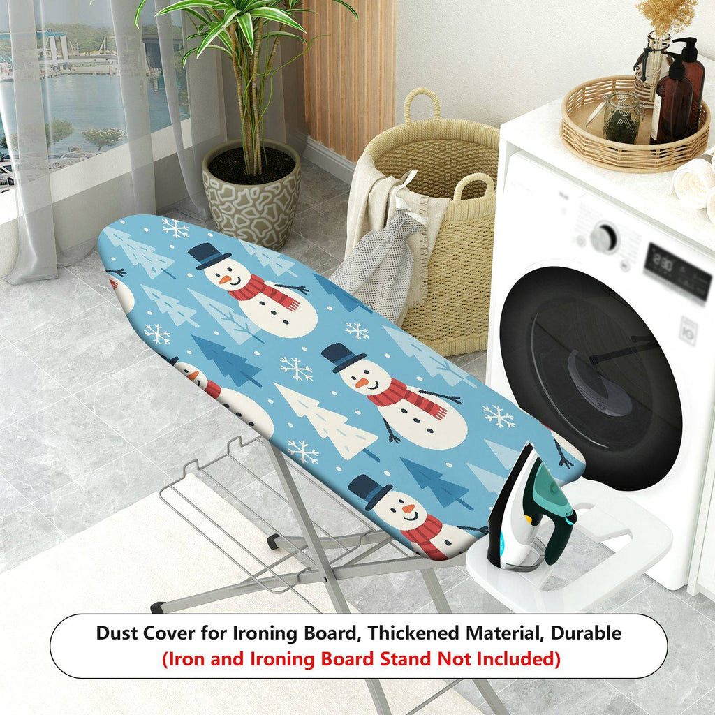 1-Piece Snowman Christmas Winter  Ironing Board Cover, Universal Size, Without Board