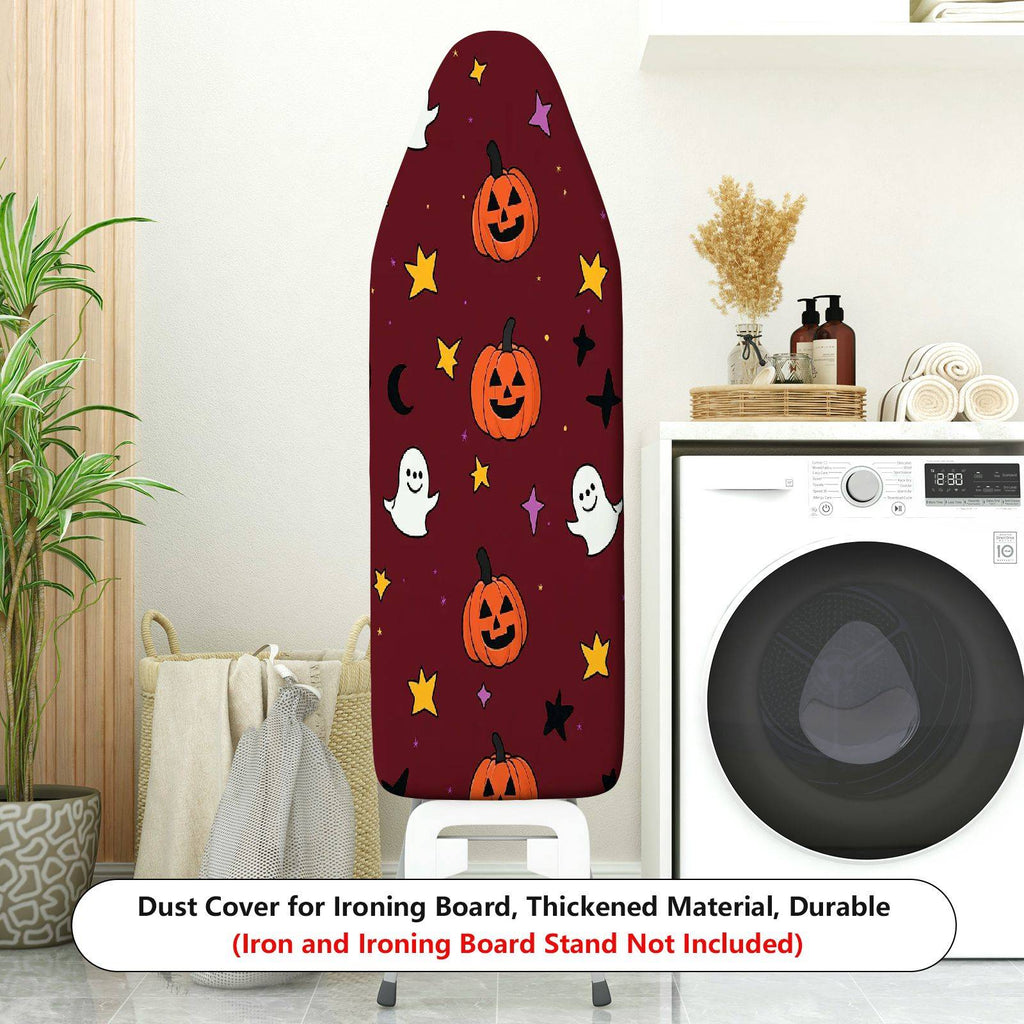 1-Piece Halloween Pumpkin Ghost Star  Ironing Board Cover, Universal Size, Without Board