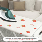 1-Piece Strawberry Heart Pattern Cute  Ironing Board Cover, Universal Size, Without Board