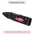 1-Piece Cat Floral Pattern  Ironing Board Cover, Universal Size, Without Board