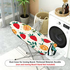 1-Piece Fresh Fruit Strawberry Orange Pattern  Ironing Board Cover, Universal Size, Without Board