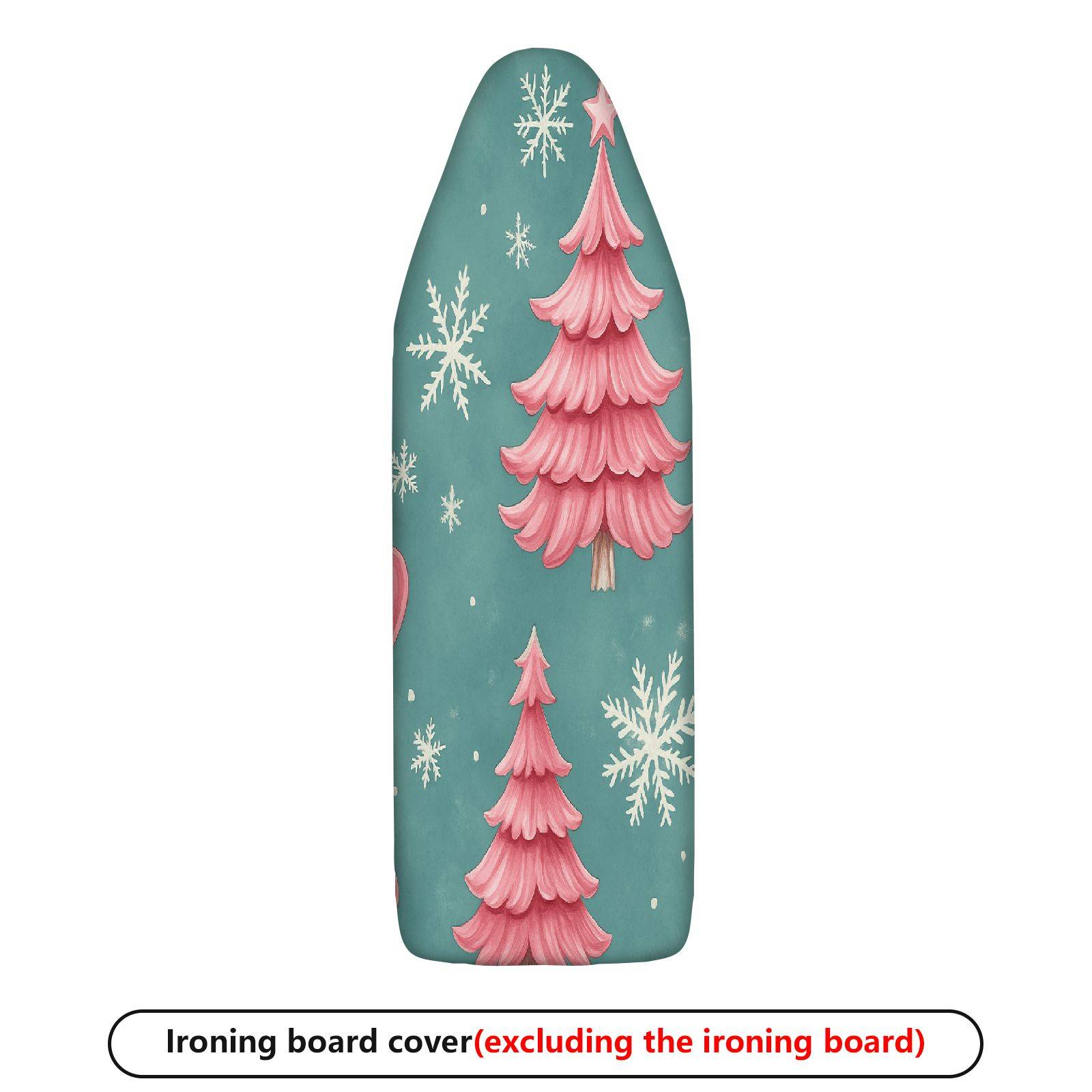 1-Piece Christmas Tree Snowflake Winter  Ironing Board Cover, Universal Size, Without Board