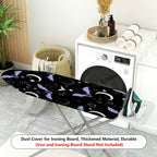 1-Piece Night Black Bat Moon Star  Ironing Board Cover, Universal Size, Without Board