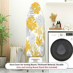 1-Piece Tropical Leaves Floral Greenery  Ironing Board Cover, Universal Size, Without Board