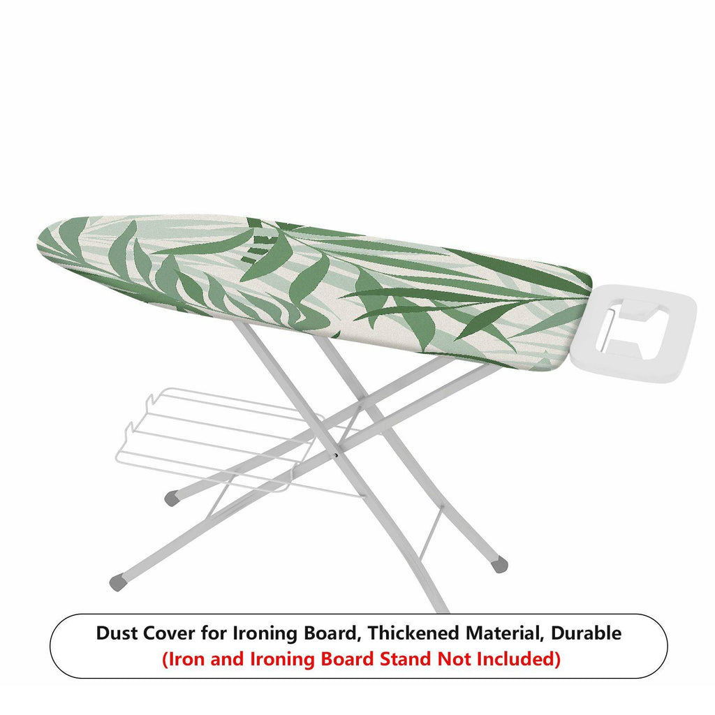 1-Piece Green Leaf Tropical Forest Nature  Ironing Board Cover, Universal Size, Without Board