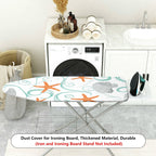 1-Piece Starfish Seashell Wave  Ironing Board Cover, Universal Size, Without Board