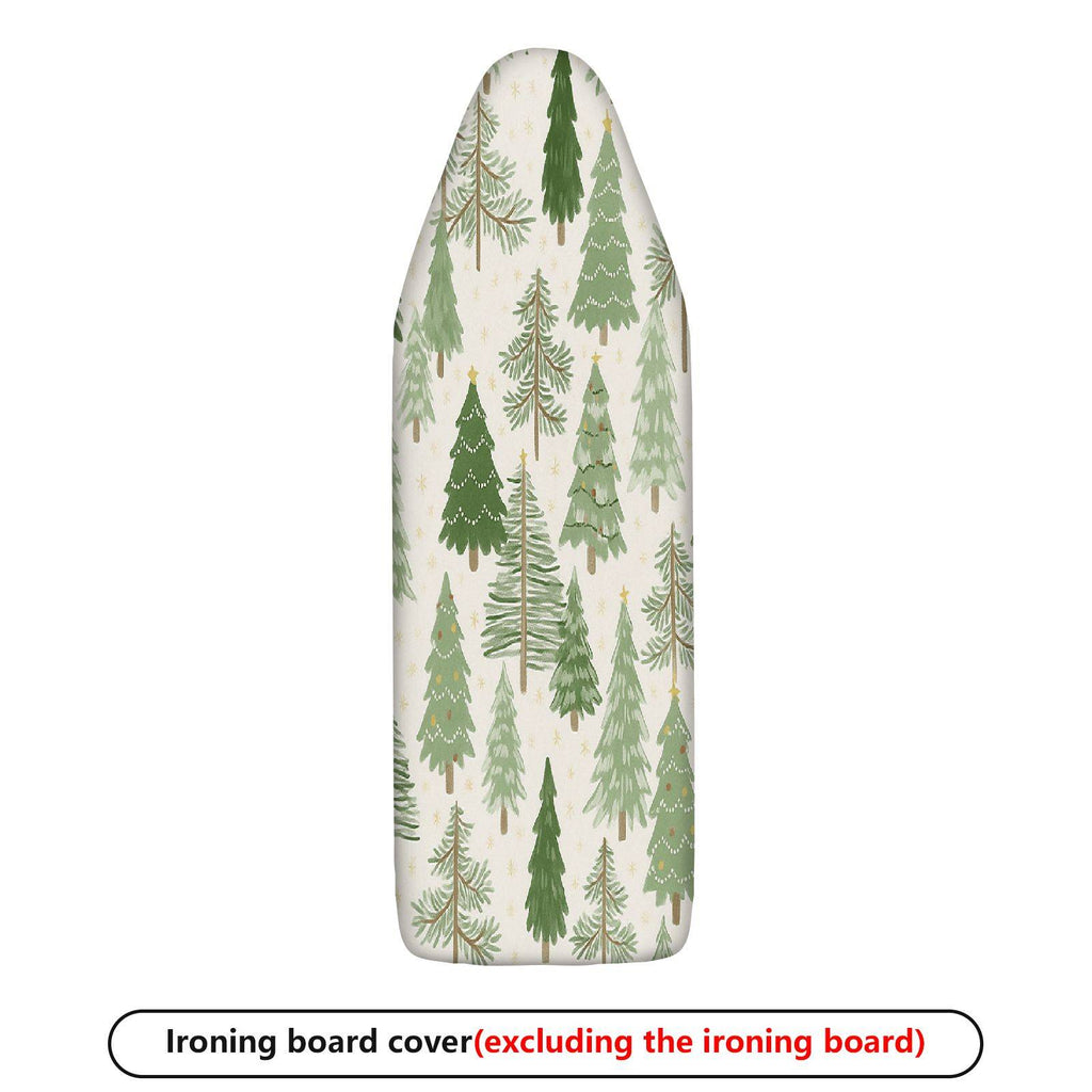 1-Piece Christmas Tree Forest Holiday  Ironing Board Cover, Universal Size, Without Board