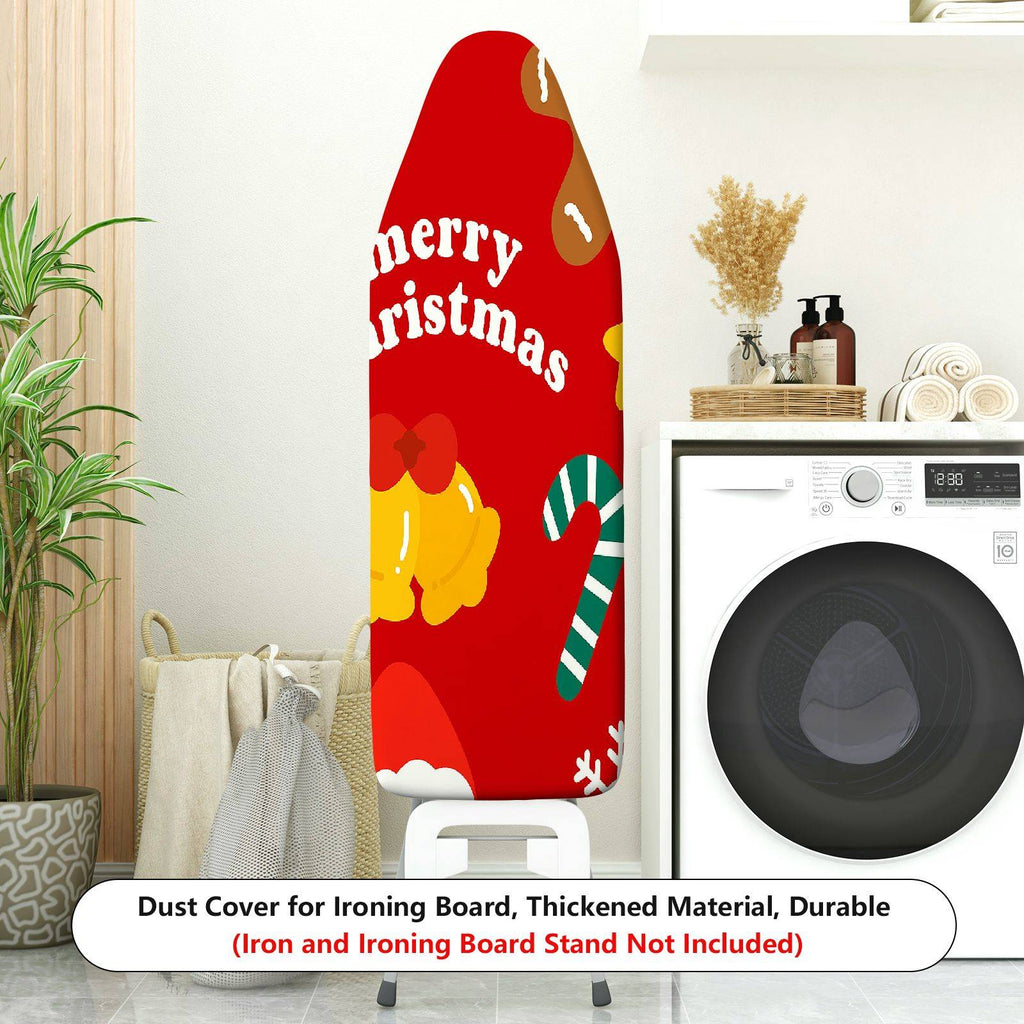 1-Piece Christmas Candy Bow  Ironing Board Cover, Universal Size, Without Board