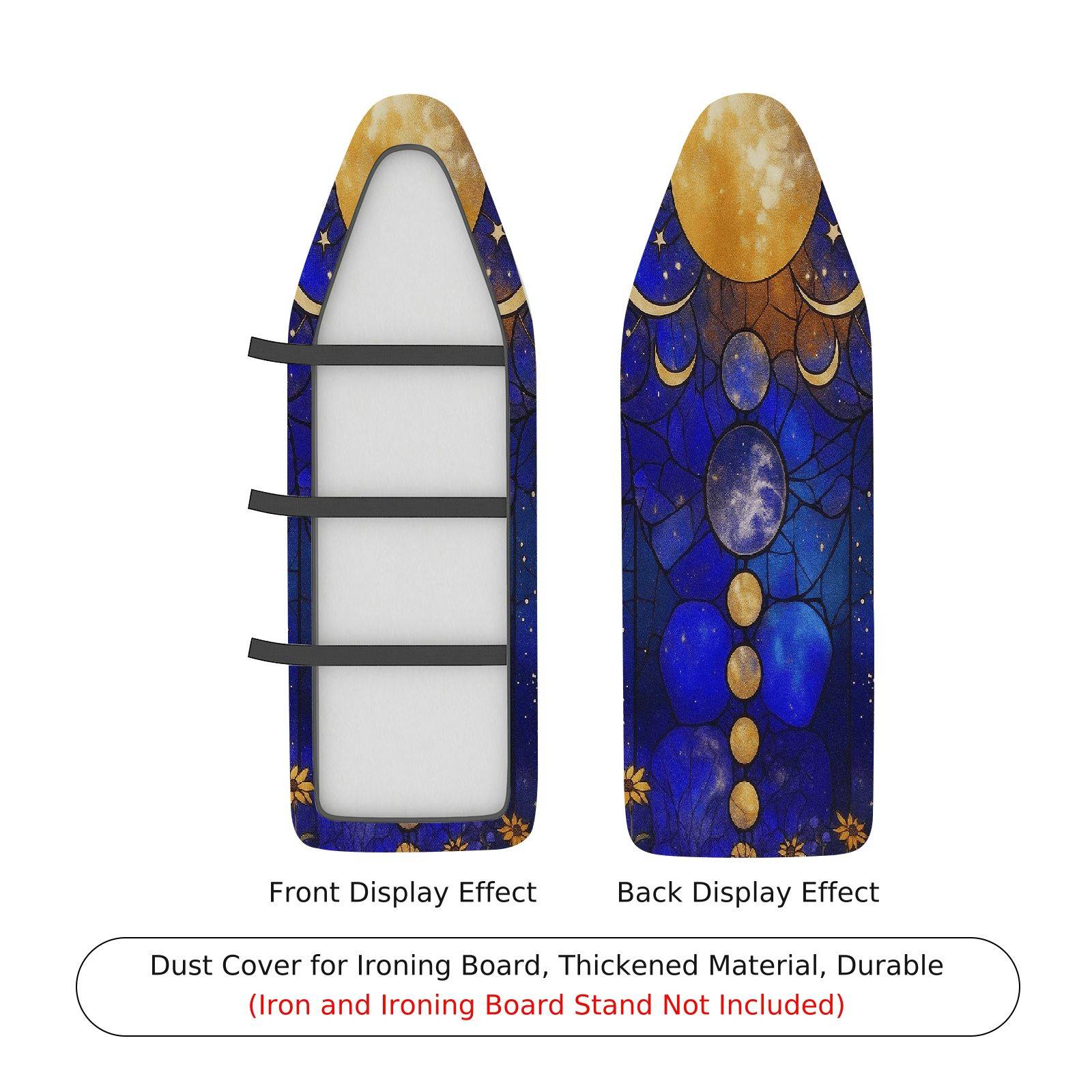 1-Piece Galaxy Stars Moon  Ironing Board Cover, Universal Size, Without Board