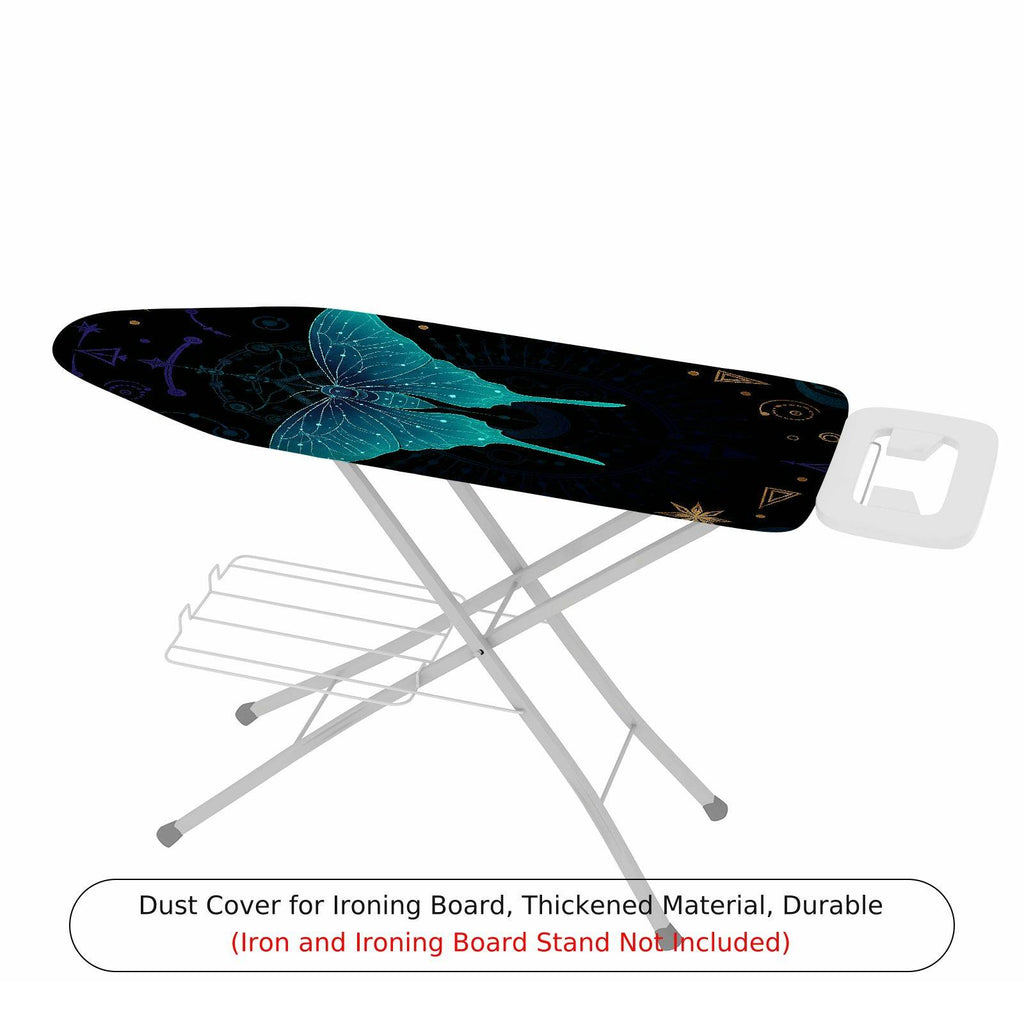 1-Piece Butterfly Starry Night Blue  Ironing Board Cover, Universal Size, Without Board