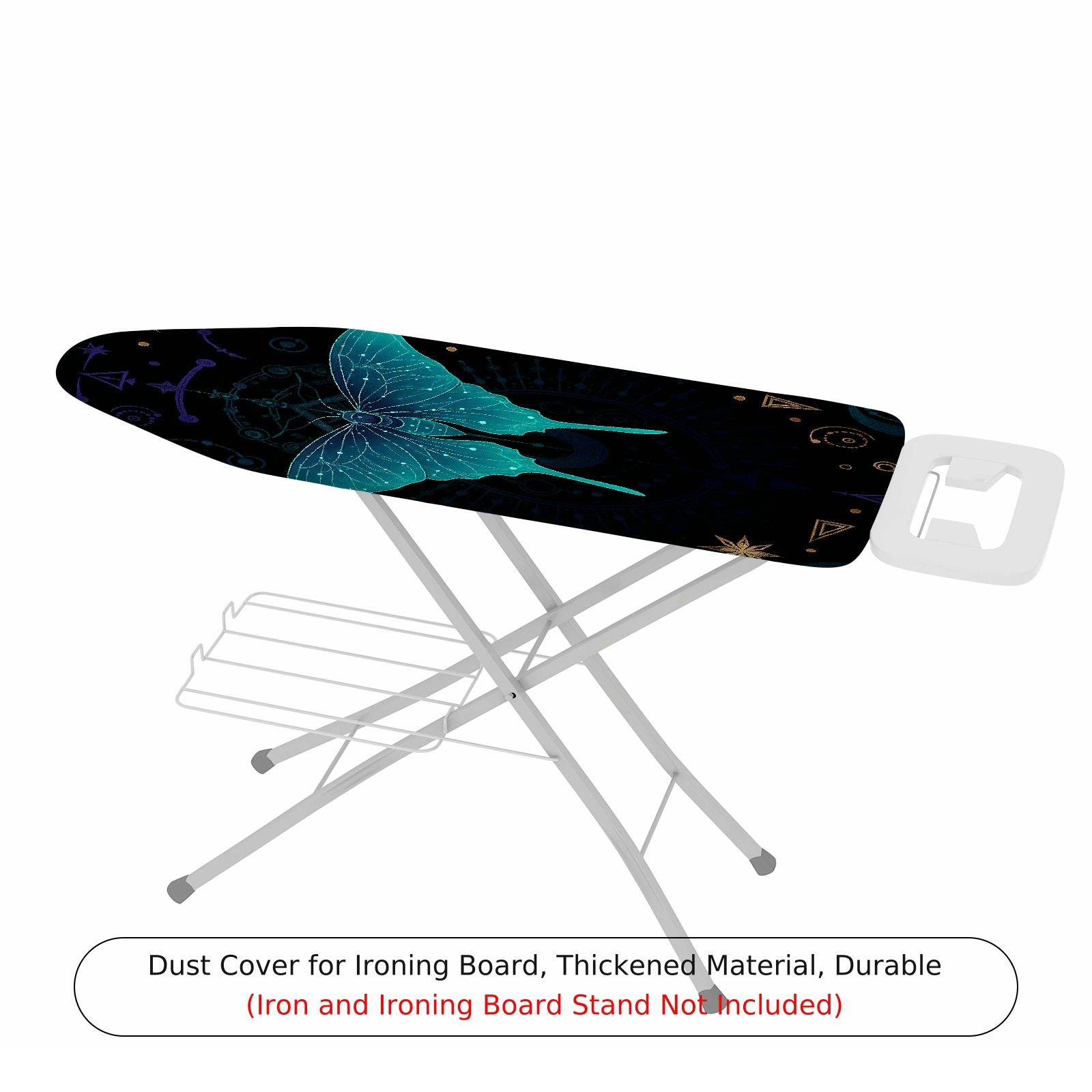 1-Piece Butterfly Starry Night Blue  Ironing Board Cover, Universal Size, Without Board