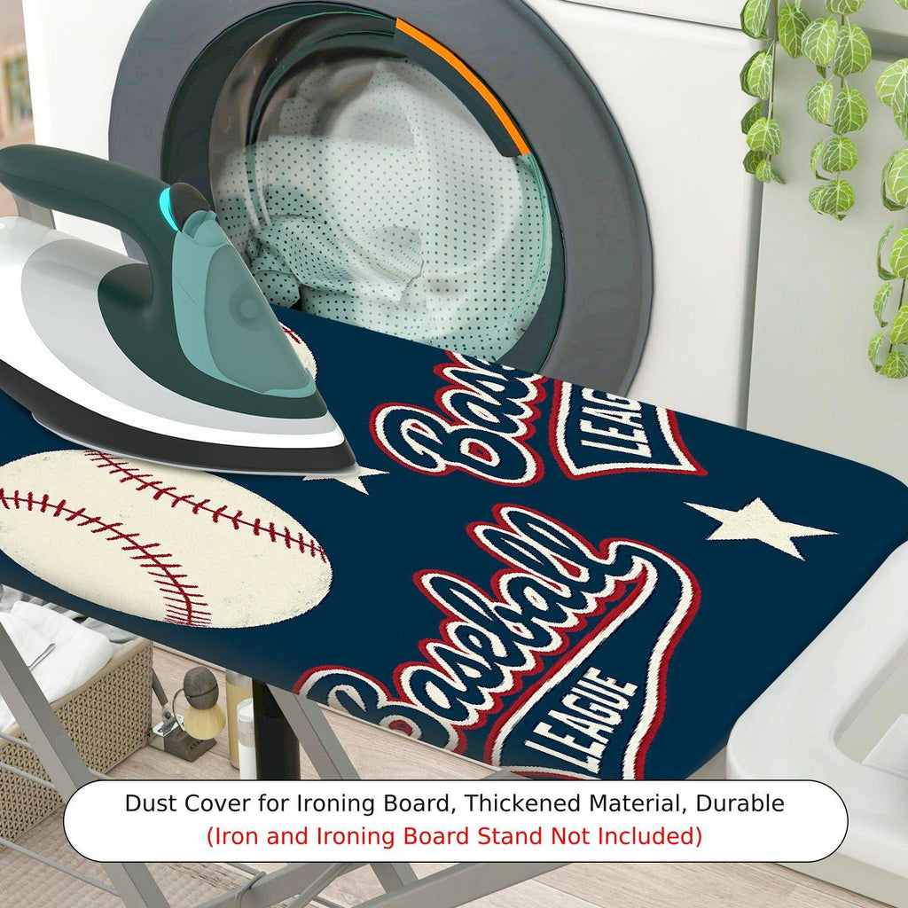 1-Piece Baseball Sports Stars  Ironing Board Cover, Universal Size, Without Board