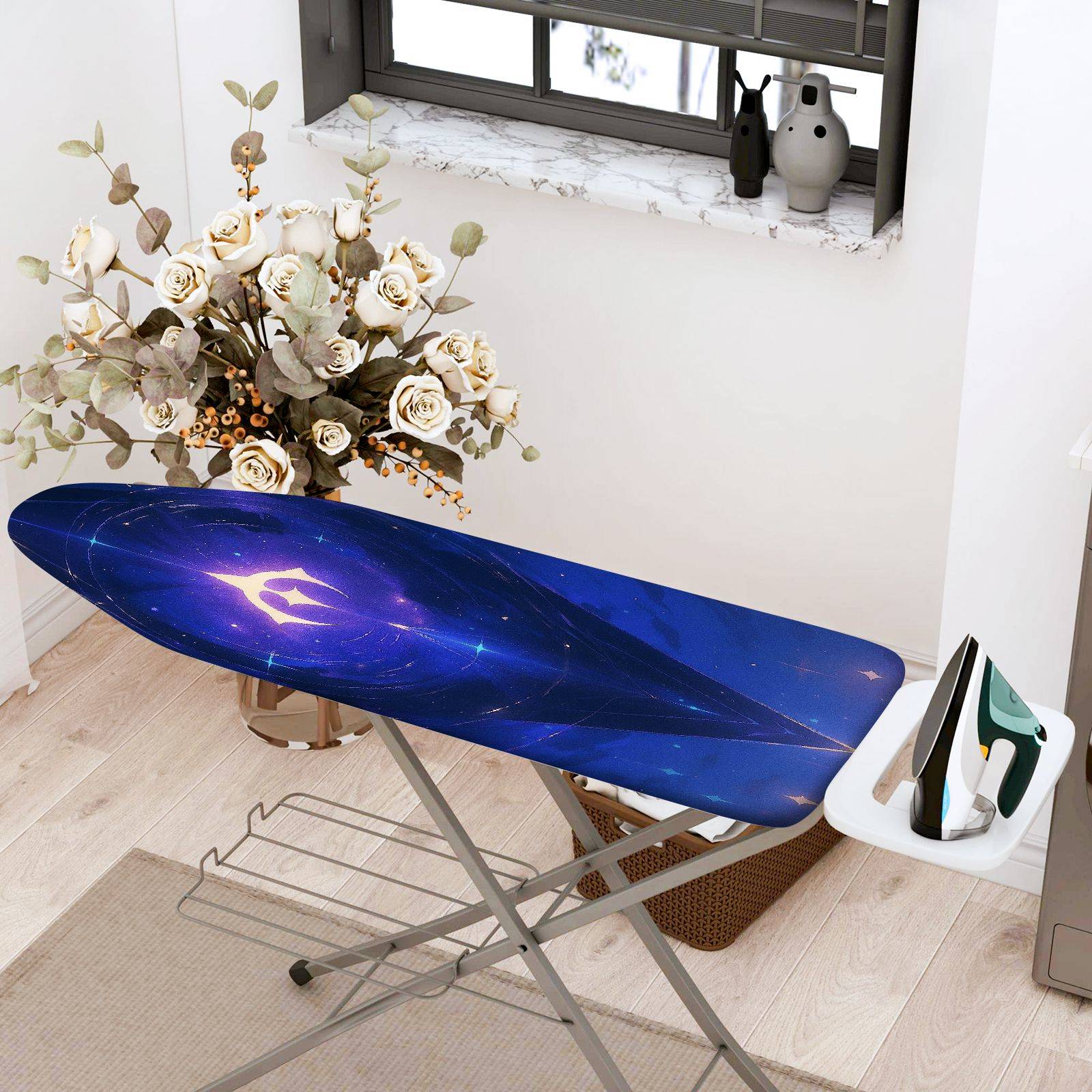 1-Piece Galaxy Star Space  Ironing Board Cover, Universal Size, Without Board
