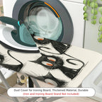 1-Piece Cat Pattern Black  Animal  Ironing Board Cover, Universal Size, Without Board
