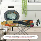 1-Piece Cat Floral Pattern Colorful  Ironing Board Cover, Universal Size, Without Board