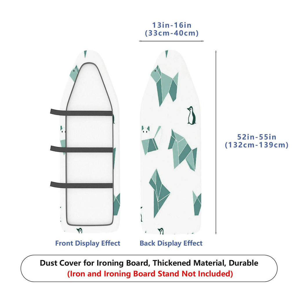1-Piece Origami Animal Penguin Dog  Ironing Board Cover, Universal Size, Without Board