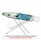 1-Piece Santa Claus Reindeer Snowflake  Ironing Board Cover, Universal Size, Without Board