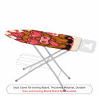 1-Piece Cute Pink Heart Animal  Ironing Board Cover, Universal Size, Without Board