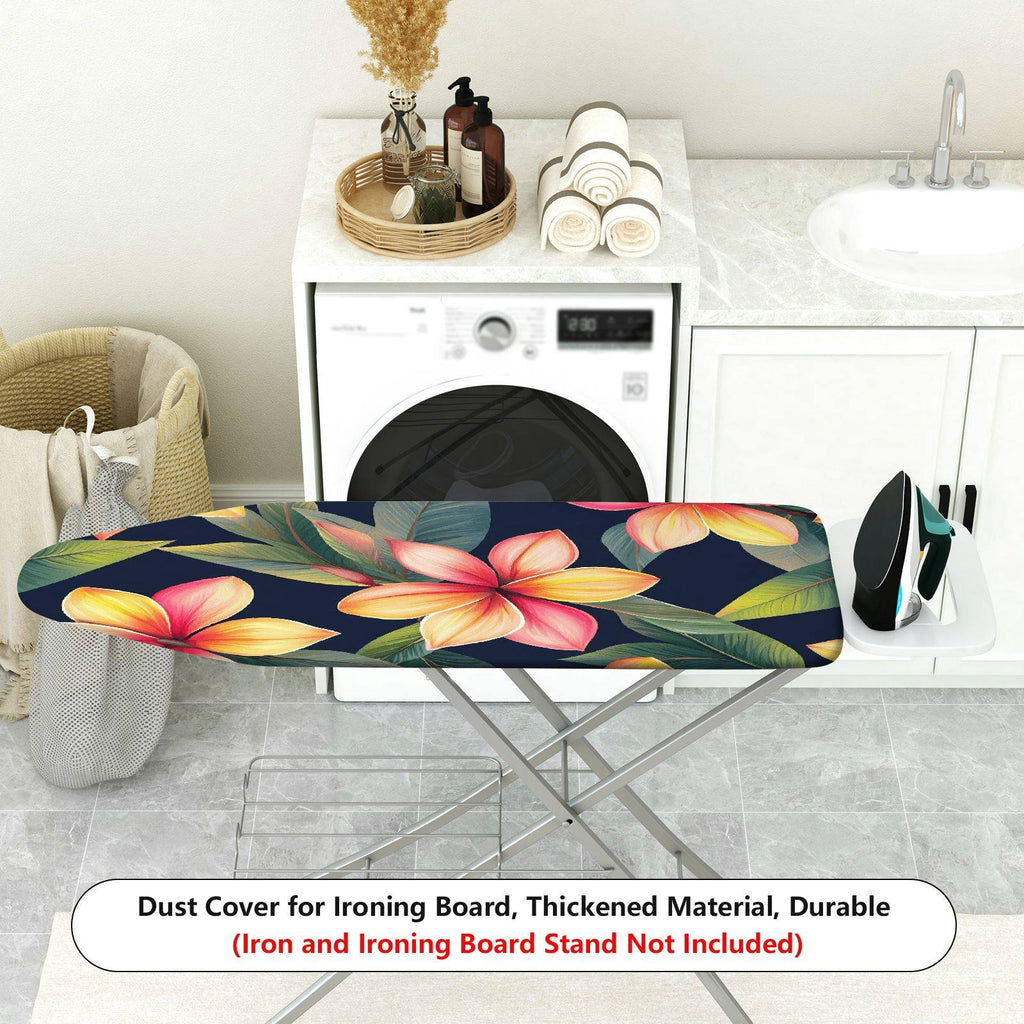 1-Piece Floral Tropical Leaves Flower  Ironing Board Cover, Universal Size, Without Board