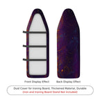 1-Piece Cosmic Starry Night Abstract  Ironing Board Cover, Universal Size, Without Board
