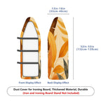 1-Piece Autumn Leaves Tropical Plants Botanical  Ironing Board Cover, Universal Size, Without Board