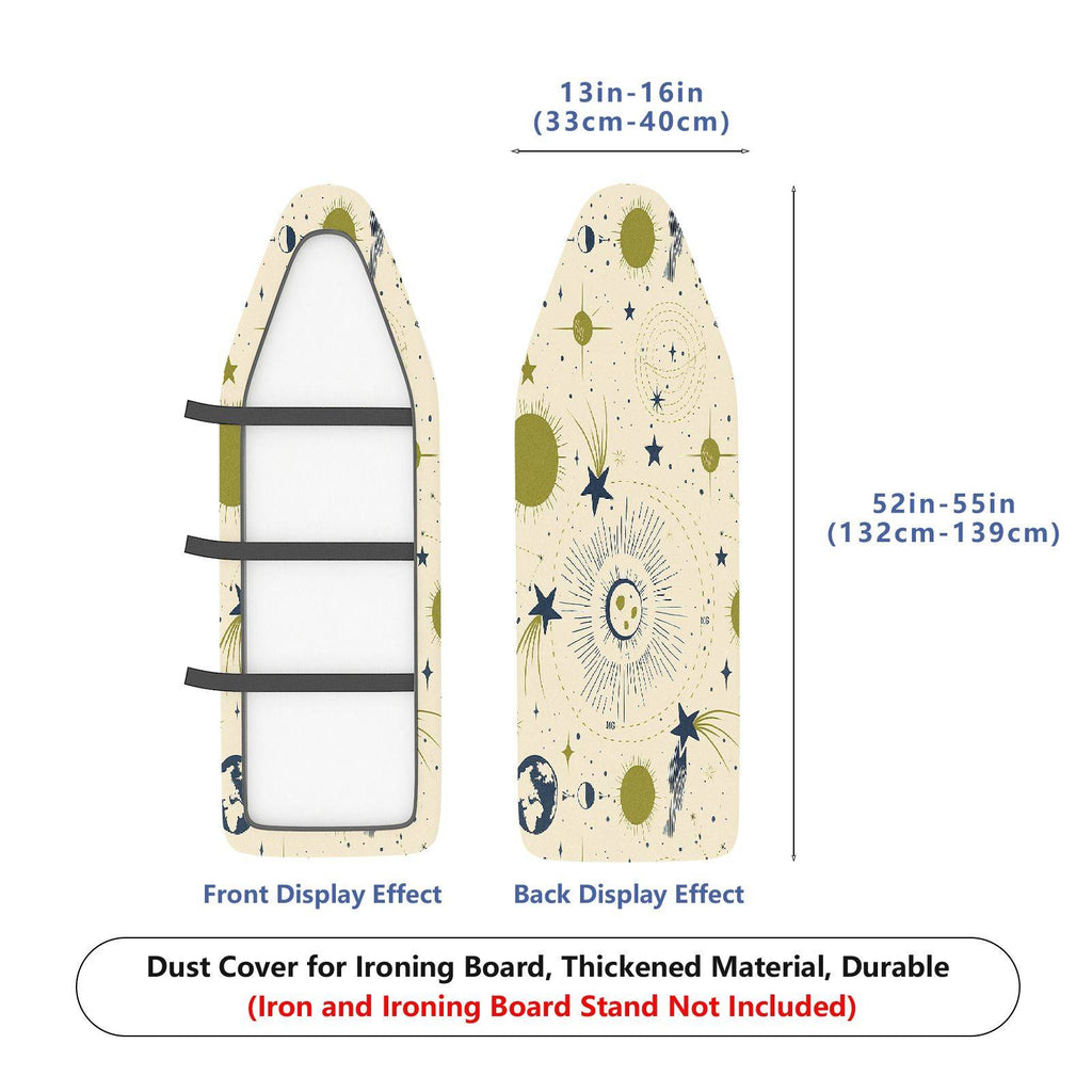 1-Piece Starry Space Celestial  Ironing Board Cover, Universal Size, Without Board