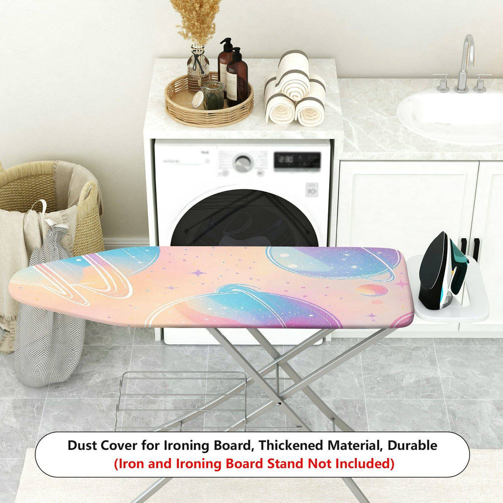 1-Piece Galaxy Planet Star  Ironing Board Cover, Universal Size, Without Board
