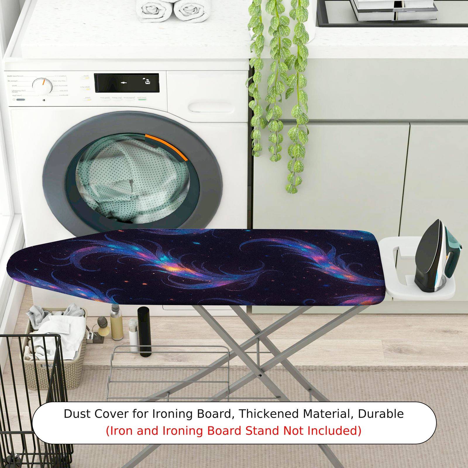 1-Piece Galaxy Nebula Starry Sky  Ironing Board Cover, Universal Size, Without Board