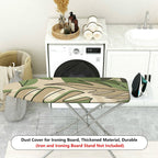 1-Piece Tropical Jungle Camouflage Green  Ironing Board Cover, Universal Size, Without Board