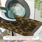 1-Piece Leopard Print Wild Animal Pattern Stylish  Ironing Board Cover, Universal Size, Without Board