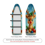 1-Piece Reindeer Christmas Snowflakes  Ironing Board Cover, Universal Size, Without Board