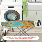 1-Piece Cat Heart Blue  Ironing Board Cover, Universal Size, Without Board