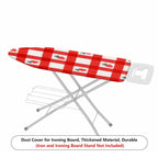 1-Piece Gingham Strawberry Red  Ironing Board Cover, Universal Size, Without Board