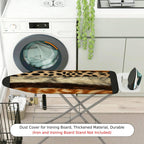 1-Piece Leopard Print Safari Animal  Ironing Board Cover, Universal Size, Without Board