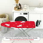 1-Piece Cat Paw Red Cute  Ironing Board Cover, Universal Size, Without Board