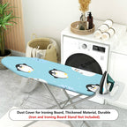 1-Piece Penguin Snowflake Snowman  Ironing Board Cover, Universal Size, Without Board
