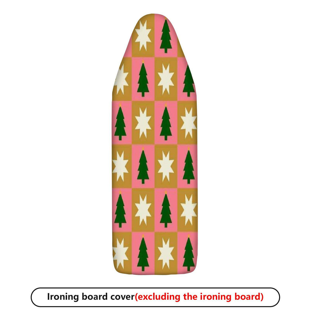 1-Piece Christmas Tree Star Pattern  Ironing Board Cover, Universal Size, Without Board