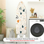 1-Piece Heart Star Floral  Ironing Board Cover, Universal Size, Without Board