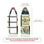 1-Piece Retro Camper  Happy  Ironing Board Cover, Universal Size, Without Board