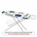 1-Piece Seashell Starfish Ocean  Ironing Board Cover, Universal Size, Without Board